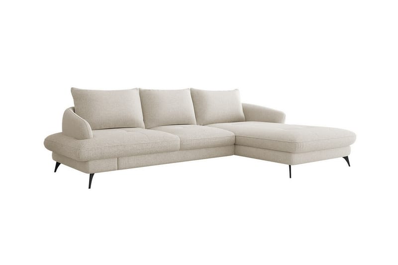 Telford 3-sits Hörnbäddsoffa Beige - Möbler - Vardagsrum - Bäddsoffor - Hörnbäddsoffa