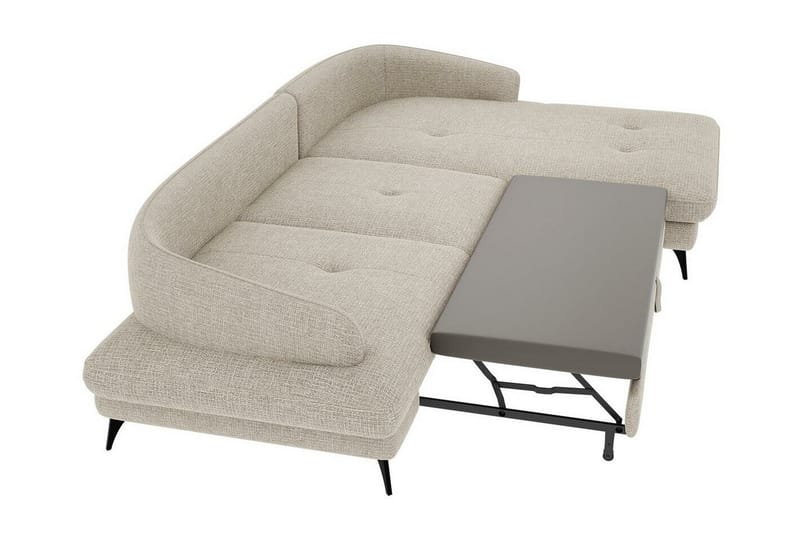 Telford 3-sits Hörnbäddsoffa Beige - Hörnbäddsoffa - Bäddsoffor