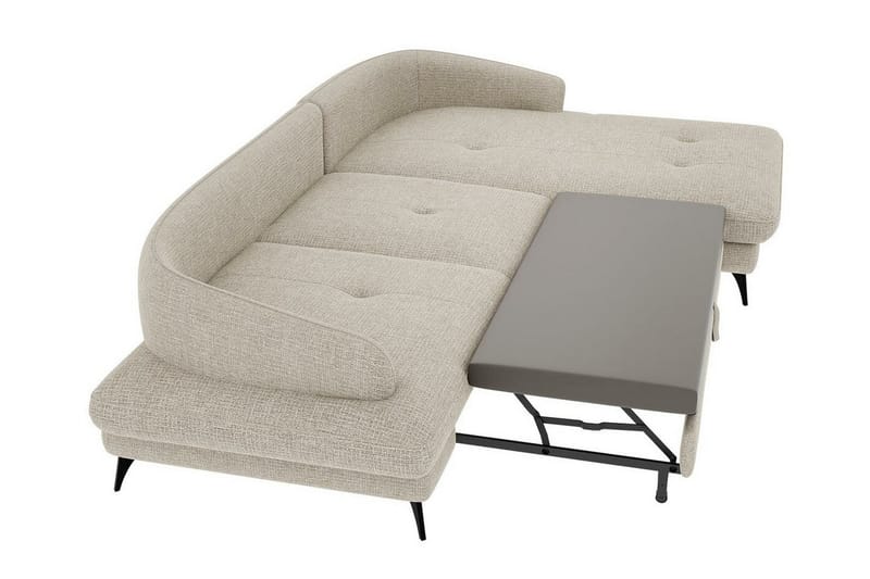 Telford 3-sits Hörnbäddsoffa Beige - Hörnbäddsoffa - Bäddsoffor