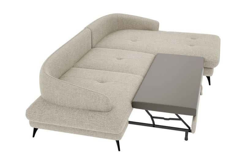 Telford 3-sits Hörnbäddsoffa Beige - Hörnbäddsoffa - Bäddsoffor