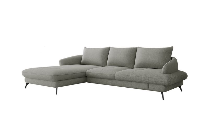 Telford 3-sits Hörnbäddsoffa Ljusgrå - Möbler - Vardagsrum - Bäddsoffor - Hörnbäddsoffa