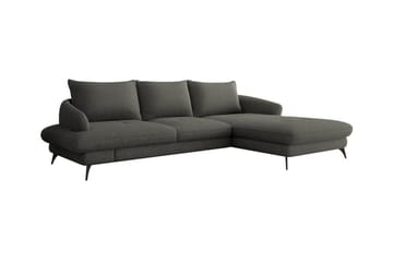 Telford 3-sits Hörnbäddsoffa Mörkgrå - Möbler - Vardagsrum - Bäddsoffor - Hörnbäddsoffa