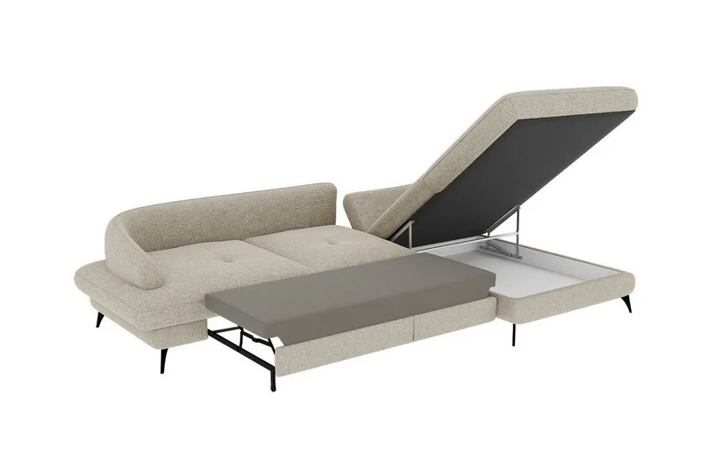 Telford 3-sits Hörnbäddsoffa - Möbler - Vardagsrum - Bäddsoffor - Hörnbäddsoffa