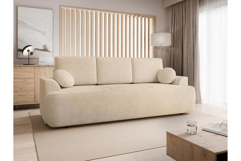 Terros Bäddsoffa 3-sits - Beige - Möbler - Vardagsrum - Bäddsoffor