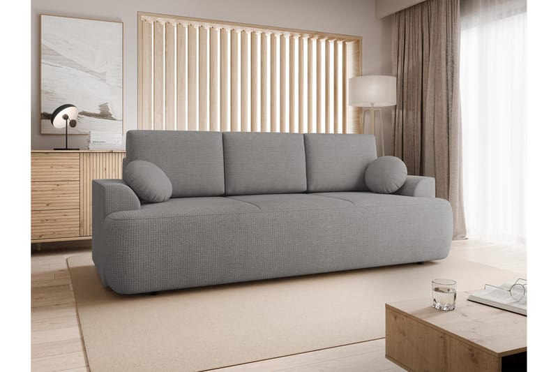 Terros Bäddsoffa 3-sits - Grå - Möbler - Vardagsrum - Bäddsoffor