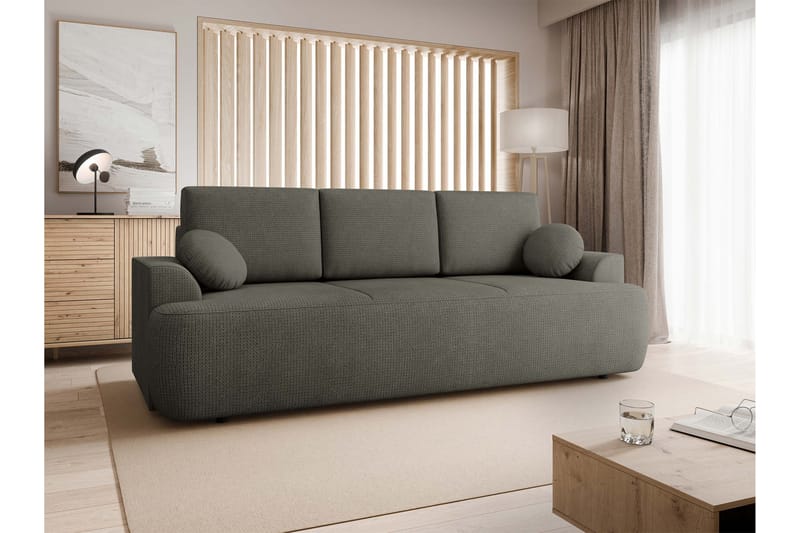 Terros Bäddsoffa 3-sits - Grå - Möbler - Vardagsrum - Bäddsoffor