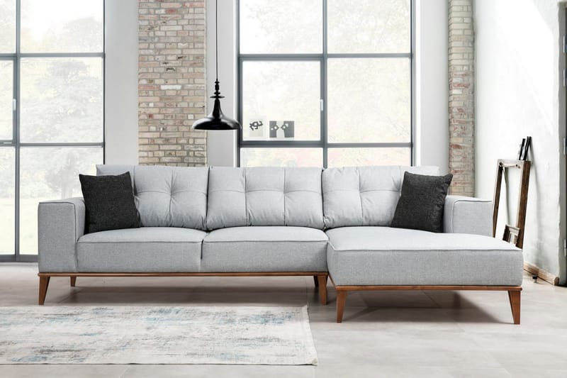 Thrill Bäddsoffa med Divan Höger - Grå - Möbler - Vardagsrum - Bäddsoffor