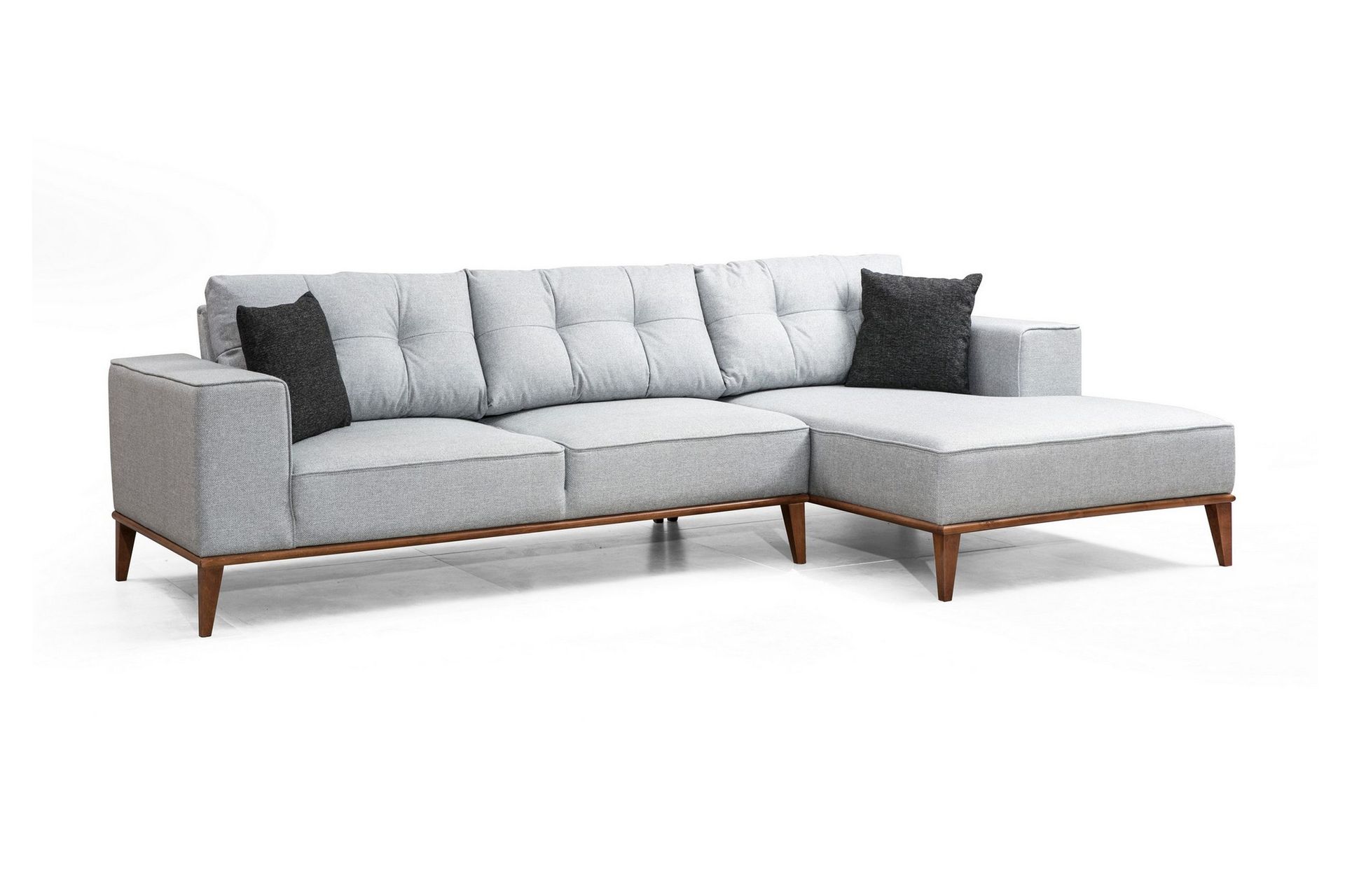 Thrill B&auml;ddsoffa med Divan H&ouml;ger - Gr&aring;