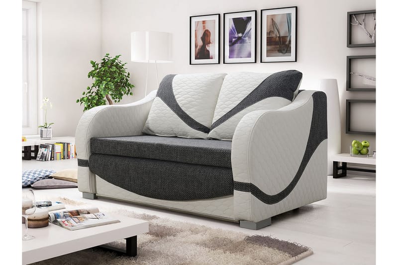 TINA Bäddsoffa 147x74x90 cm - Vit - Möbler - Vardagsrum - Bäddsoffor