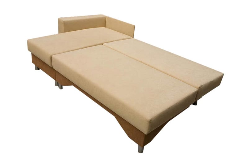 TOM Divanbäddsoffa 215x133x72 cm - Beige/Brun/Vit - Bäddsoffor - Bäddsoffa divan