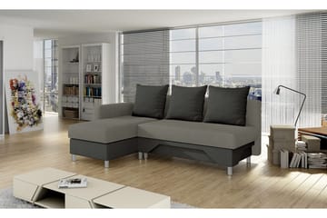 Tom Divanbäddsoffa 215x133x72 cm - Beige/Grå - Möbler - Vardagsrum - Bäddsoffor