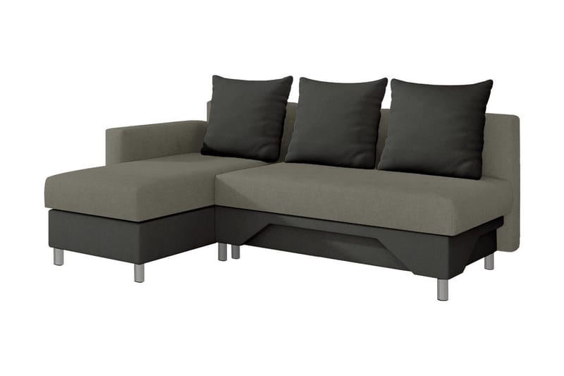 TOM Divanbäddsoffa 215x133x72 cm - Beige/Grå - Möbler - Vardagsrum - Bäddsoffor