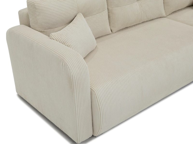 Toren Bäddsoffa med förvaring och Divan Höger - Beige - Möbler - Vardagsrum - Bäddsoffor