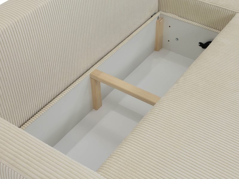 Toren Bäddsoffa med förvaring och Divan Vänster - Svart - Möbler - Vardagsrum - Bäddsoffor