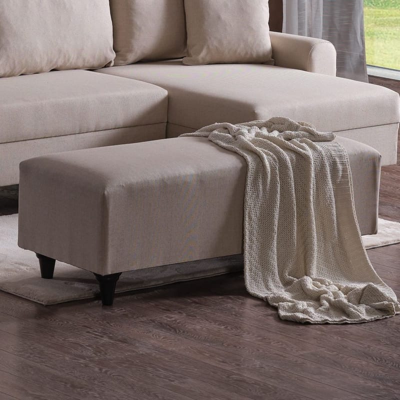 Torlan 3-sits Hörnbäddsoffa - Beige - Möbler - Vardagsrum - Bäddsoffor