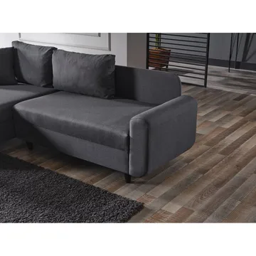 Torlan 3-sits Hörnbäddsoffa - Mörkgrå - Möbler - Vardagsrum - Bäddsoffor