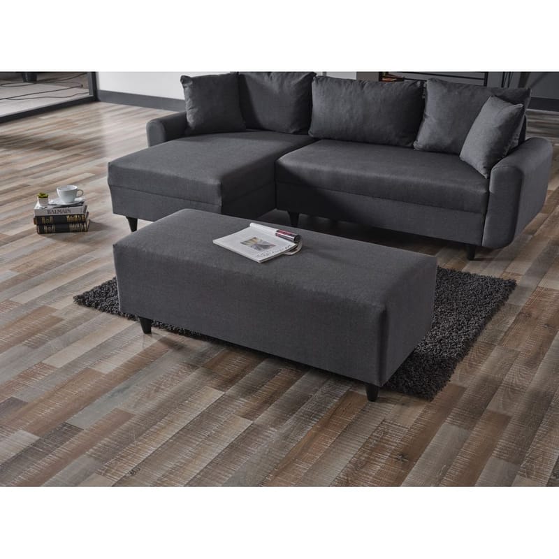 Torlan 3-sits Hörnbäddsoffa - Mörkgrå - Möbler - Vardagsrum - Bäddsoffor