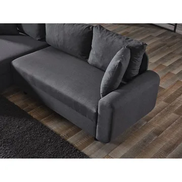 Torlan 3-sits Hörnbäddsoffa - Mörkgrå - Möbler - Vardagsrum - Bäddsoffor