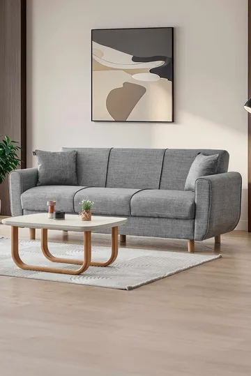 Torlan 3-sits Soffa - Grå - Möbler - Vardagsrum - Bäddsoffor