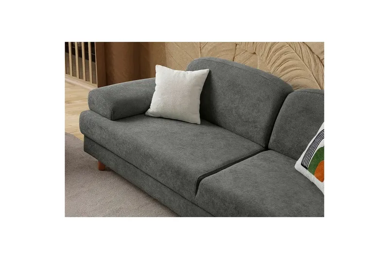 Torrelis Bäddsoffa 3-sits - Antracit - Möbler - Vardagsrum - Bäddsoffor