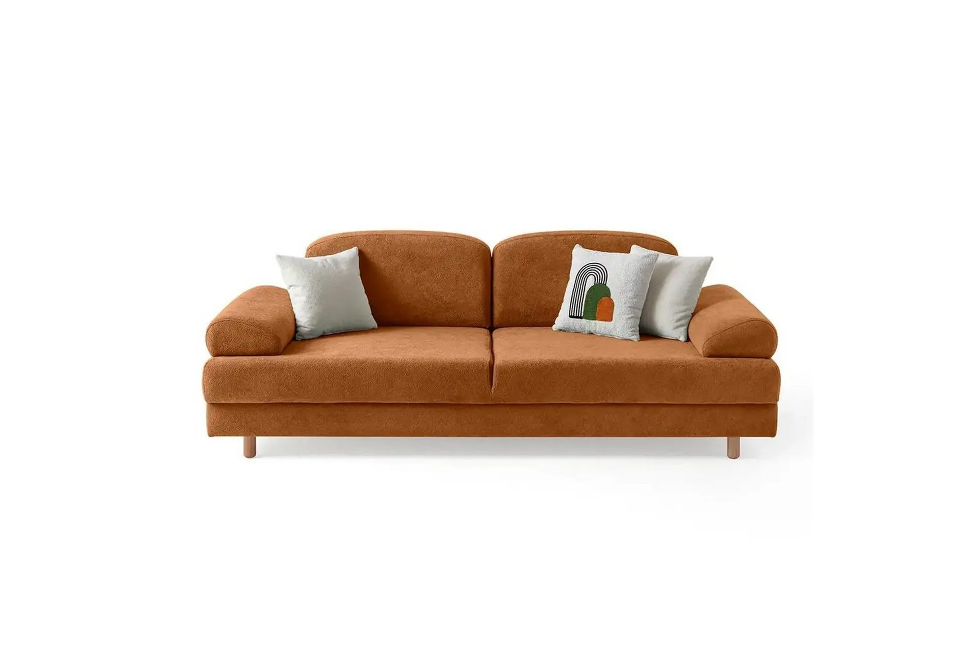 torrelis bäddsoffa 3-sits - terrakotta