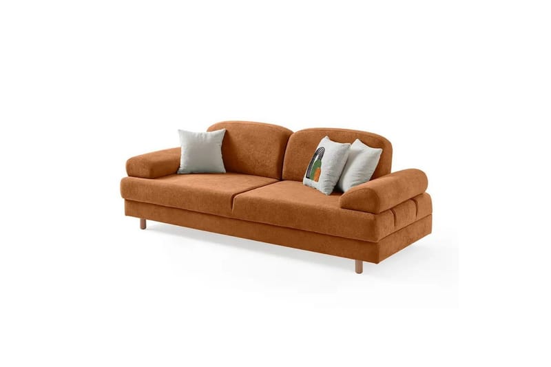 Torrelis Bäddsoffa 3-sits - Terrakotta - Möbler - Vardagsrum - Bäddsoffor