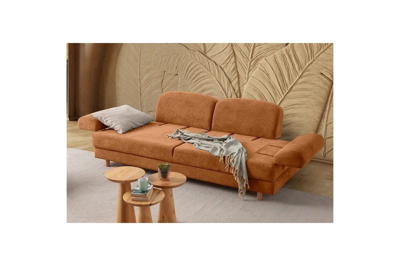 Torrelis Bäddsoffa 3-sits - Terrakotta - Möbler - Vardagsrum - Bäddsoffor