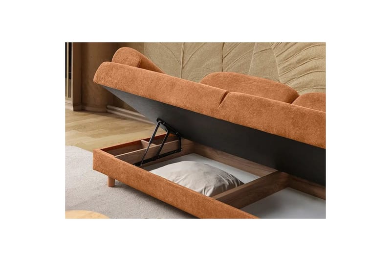 Torrelis Bäddsoffa 3-sits - Terrakotta - Möbler - Vardagsrum - Bäddsoffor