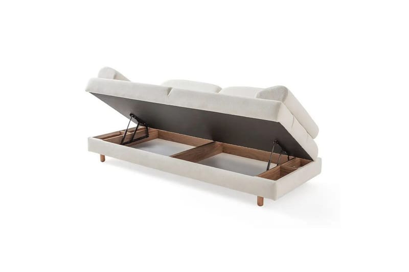 Torrelis Bäddsoffa 3-sits - Vit - Möbler - Vardagsrum - Bäddsoffor