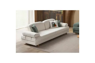 Torrelis Bäddsoffa 3-sits - Vit - Möbler - Vardagsrum - Bäddsoffor