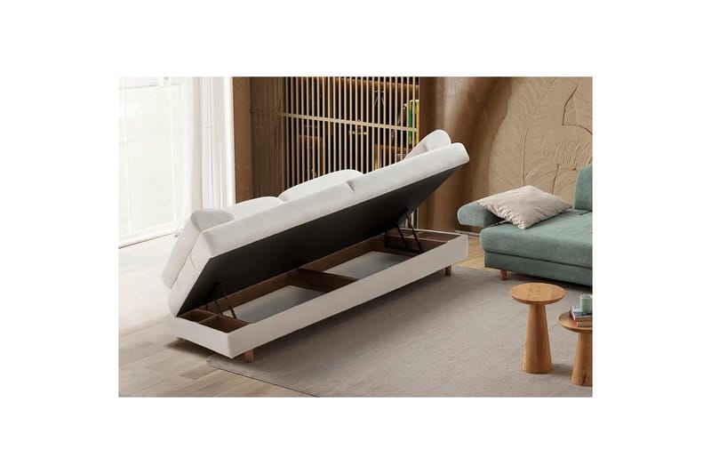 Torrelis Bäddsoffa 3-sits - Vit - Möbler - Vardagsrum - Bäddsoffor