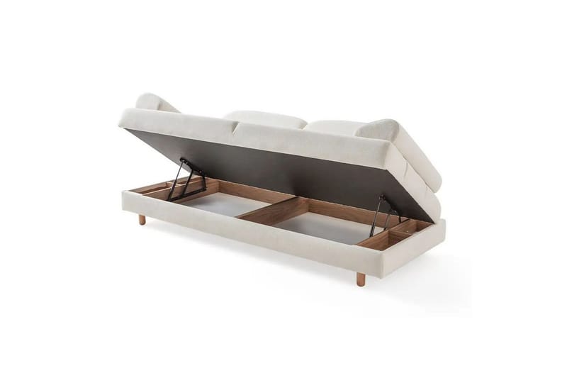 Torrelis Bäddsoffa 3-sits - Vit - Möbler - Vardagsrum - Bäddsoffor