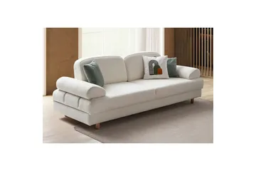 Torrelis Bäddsoffa 3-sits - Vit - Möbler - Vardagsrum - Bäddsoffor