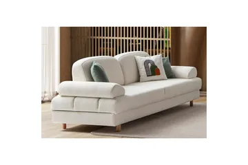 Torrelis Bäddsoffa 3-sits - Vit - Möbler - Vardagsrum - Bäddsoffor