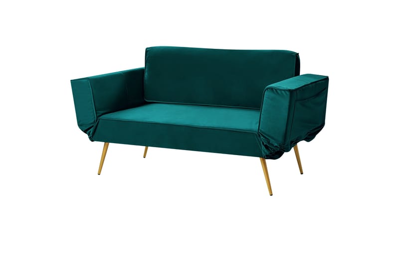 Touya Bäddsoffa 2-sits - Guld/Grön - Möbler - Vardagsrum - Bäddsoffor
