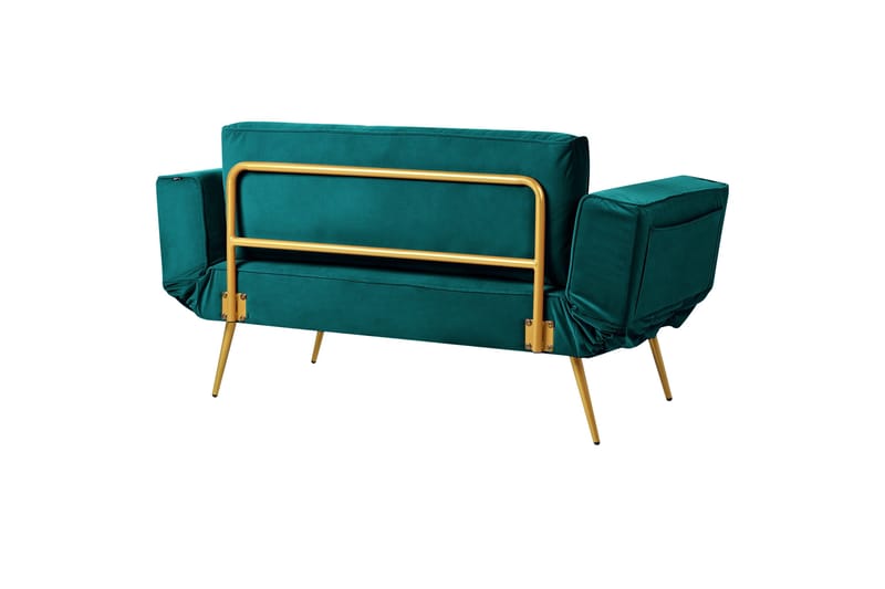 Touya Bäddsoffa 2-sits - Guld/Grön - Möbler - Vardagsrum - Bäddsoffor