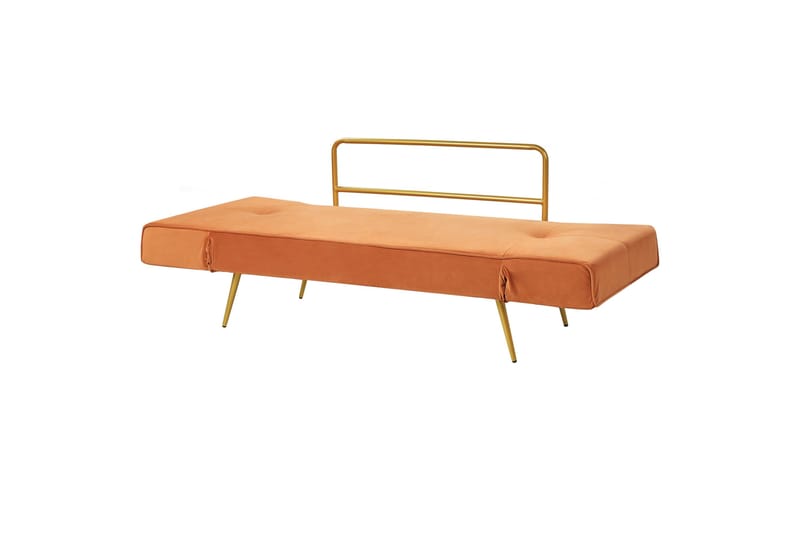 Touya Bäddsoffa 2-sits - Guld/Orange - Möbler - Vardagsrum - Bäddsoffor