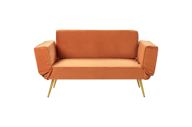 Touya Bäddsoffa 2-sits - Guld/Orange - Möbler - Vardagsrum - Bäddsoffor