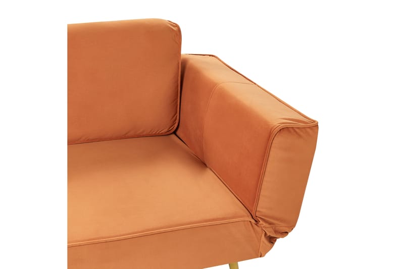 Touya Bäddsoffa 2-sits - Guld/Orange - Möbler - Vardagsrum - Bäddsoffor