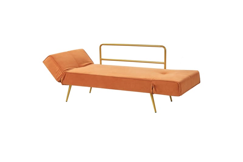 Touya Bäddsoffa 2-sits - Guld/Orange - Möbler - Vardagsrum - Bäddsoffor