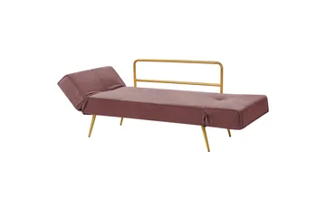 Touya Bäddsoffa 2-sits - Guld/Rosa - Möbler - Vardagsrum - Bäddsoffor