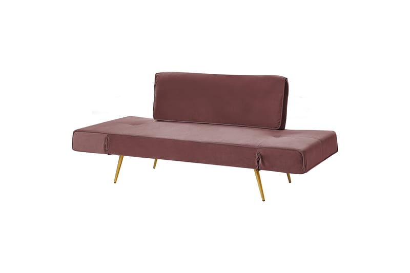 Touya Bäddsoffa 2-sits - Guld/Rosa - Möbler - Vardagsrum - Bäddsoffor