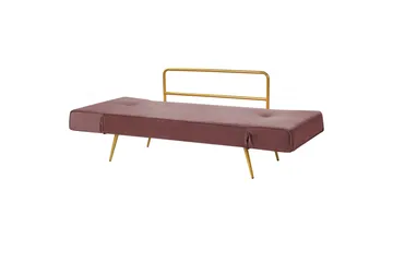 Touya Bäddsoffa 2-sits - Guld/Rosa - Möbler - Vardagsrum - Bäddsoffor