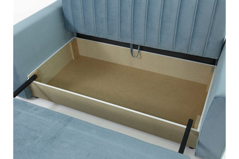 TOVHULT 3-sits Bäddsoffa Sammet/Svart - Möbler - Vardagsrum - Bäddsoffor