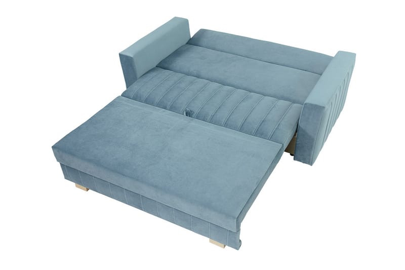 TOVHULT 3-sits Bäddsoffa Sammet/Svart - Möbler - Vardagsrum - Bäddsoffor