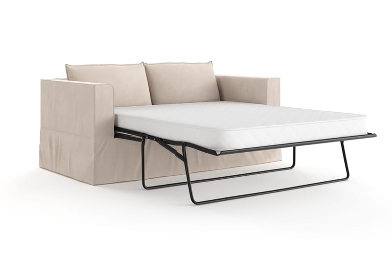 Travstad 3-sits Bäddsoffa i Chenille - Beige - Möbler - Vardagsrum - Bäddsoffor - 3-sits bäddsoffa