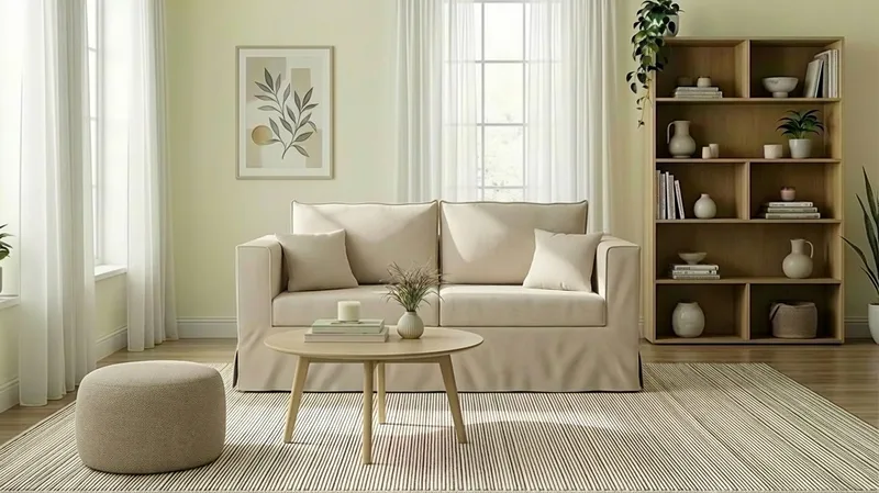 Travstad 3-sits Bäddsoffa i Chenille - Beige - Möbler - Vardagsrum - Bäddsoffor - 3-sits bäddsoffa