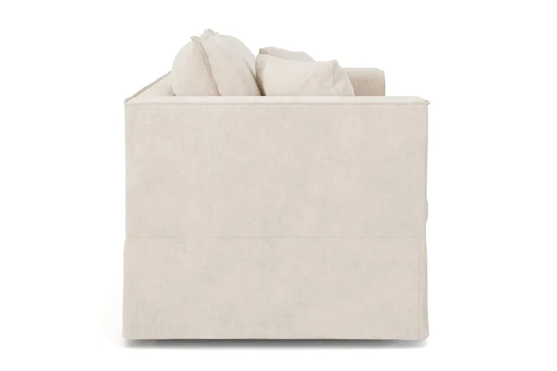 Travstad 3-sits Bäddsoffa i Chenille frammåtbäddad - Beige - Möbler - Vardagsrum - Bäddsoffor - 3-sits bäddsoffa