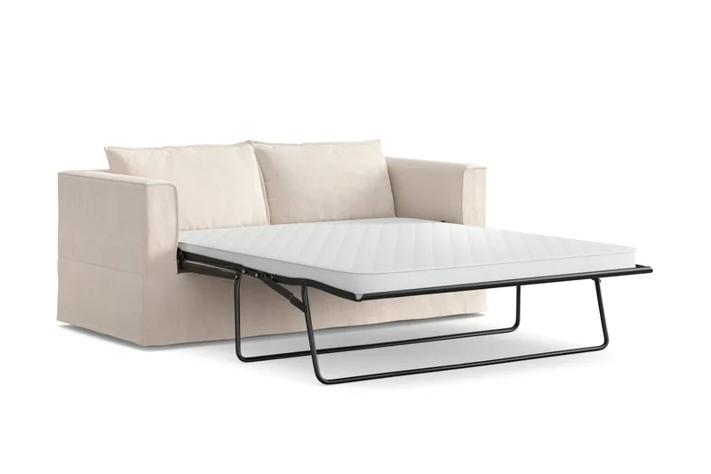 Travstad 3-sits Bäddsoffa i Chenille frammåtbäddad - Beige - Möbler - Vardagsrum - Bäddsoffor - 3-sits bäddsoffa