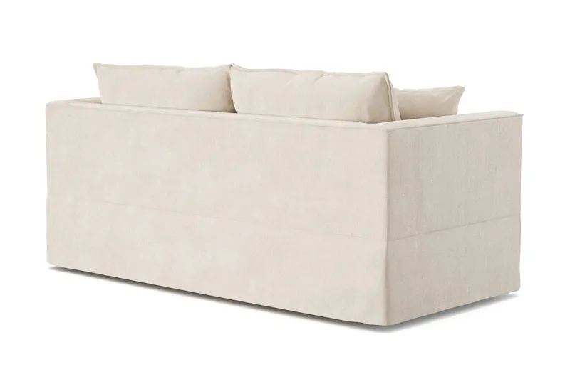 Travstad 3-sits Bäddsoffa i Chenille frammåtbäddad - Beige - Möbler - Vardagsrum - Bäddsoffor - 3-sits bäddsoffa